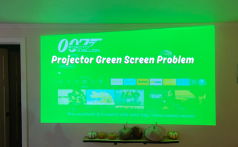 why is my projector green?